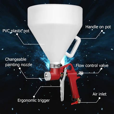 drywall mud gun Bahrain|Goplus 1.45 Gallon Air Texture Gun, Drywall Texture Sprayer .